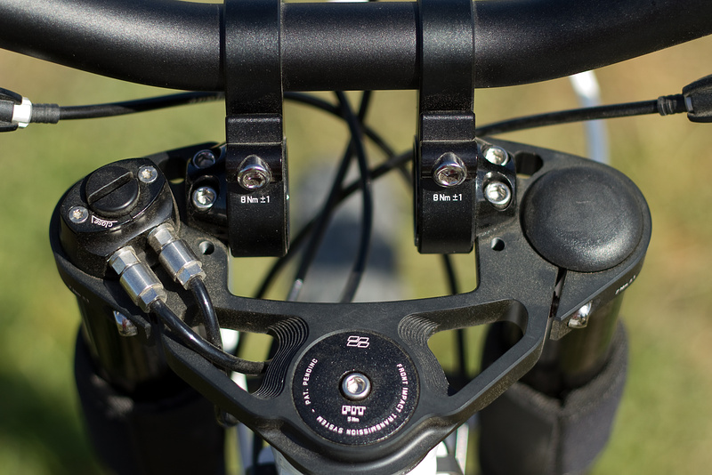 Bionicon Adjustable travel bike - universally adjustable stem.