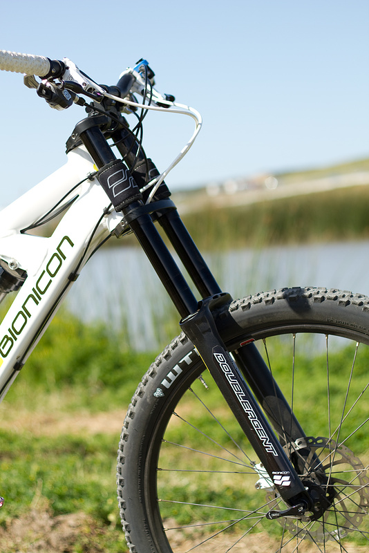 Bionicon Adjustable travel bike - freeride setting