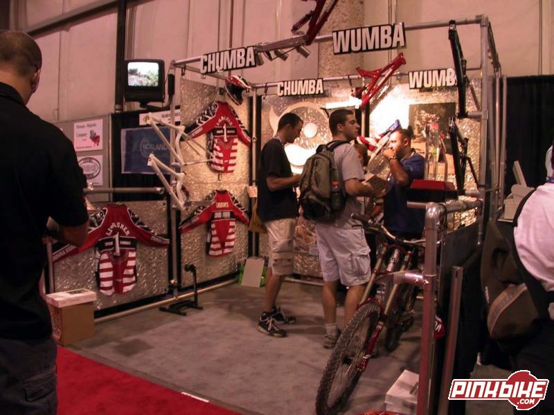 Chumba Wumba Booth at Interbike 2002