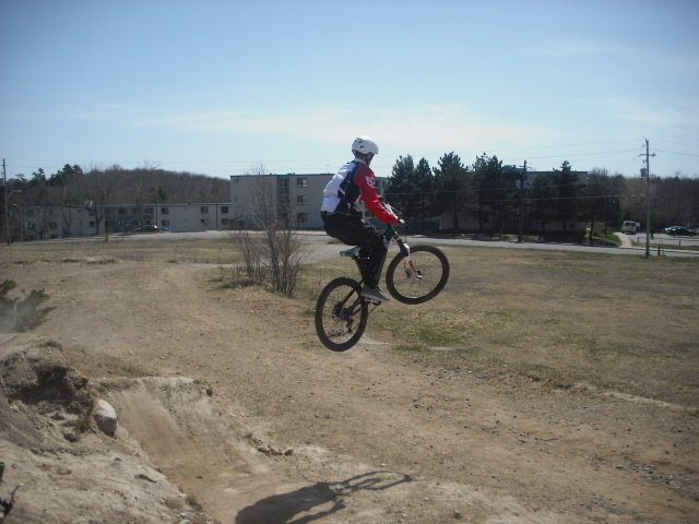 This is me testing our new jumps.