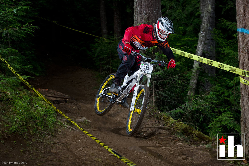 Remi Gauvin on his way to winning the Junior X category in Port Angeles