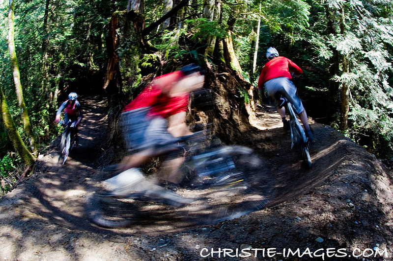 - The group on one of the 68 berms. Picture by Chris Christie -