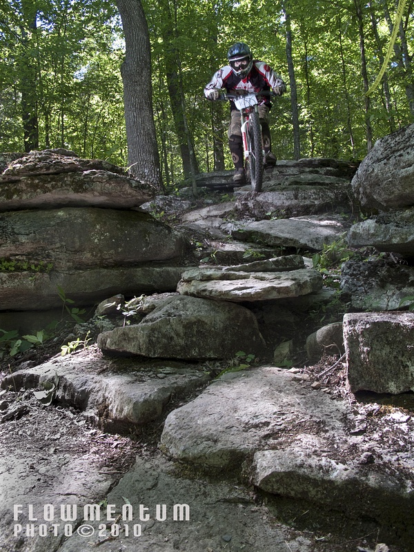 Downhill Racing at the moto-Trials Training Center in Tennessee