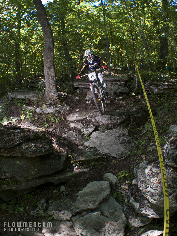 Downhill Race at the moto-Trials Training Center in TN