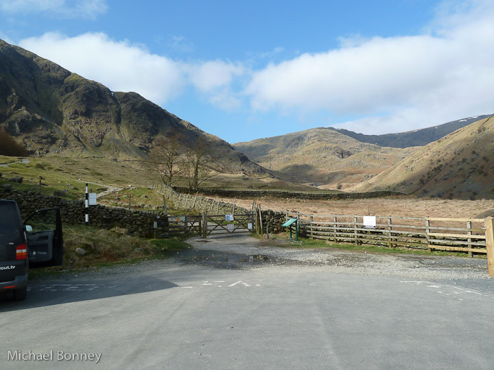 View from the car park