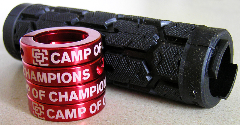 Every Bike Camper gets a free COC ODI Collabo Grips. If you can't make it to camp this summer, but would still like to rock our grips, send us an email to info@campofchampions.com and we'll get you set up with a pair for $14 CDN.