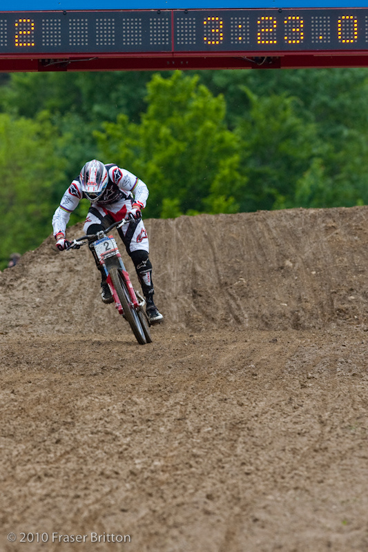 Greg Minnaar surprised no one more than himself taking home the win here in Maribor. <br> He just stayed smooth, gritted his teeth and pedaled his ass off.