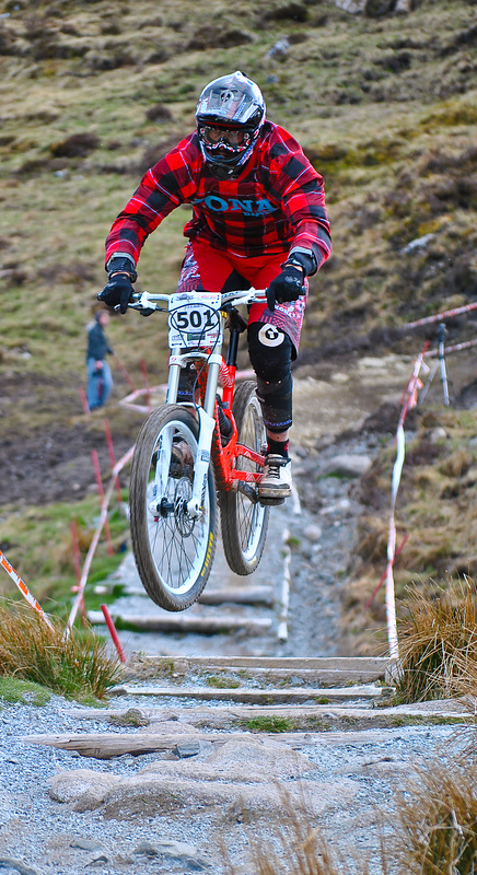 Off the disco-hips-kicker at this years Fort William BDS RD2