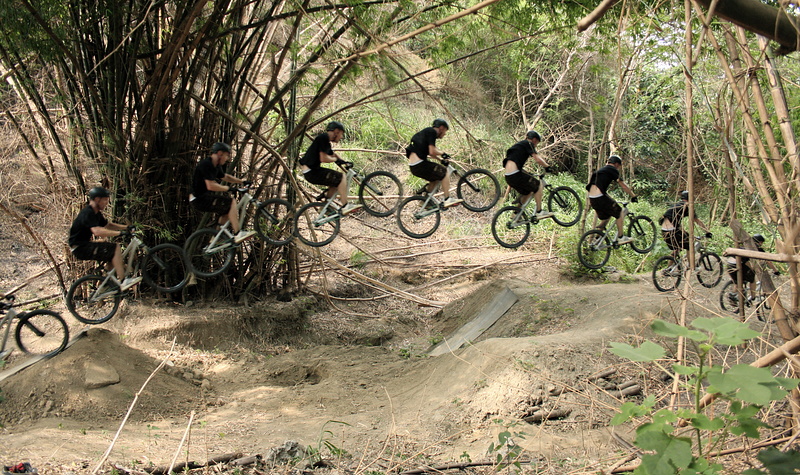 sequence shot of new gap on san pi, jump needs to be a bit bigger...