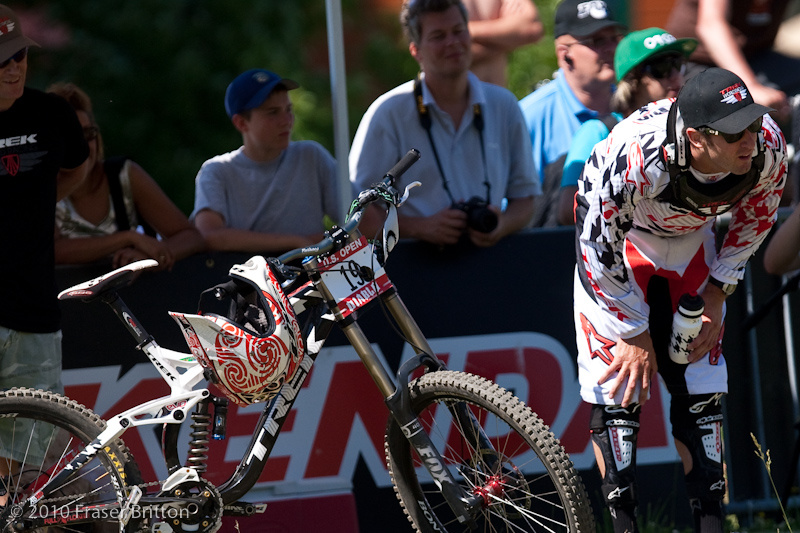 Neethling awaiting his win - pressure was on