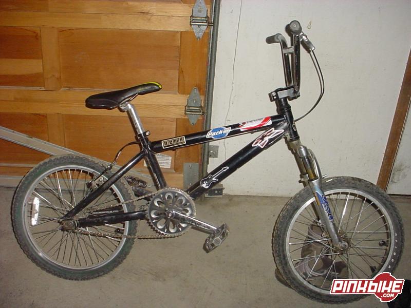 This is my redline proline pro (2004) modified with a rst capa fork that came stock on a trek 820 (2001) its pretty sweet.. Its bent though