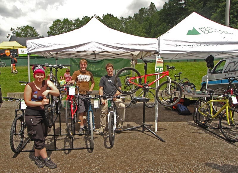 MEC - Mountain Equipment Co-op

General things to do at the North Shore Bike Fest - see www.northshorebikefest.com

- Bike demos
- Family zone
- Pump track
- BMX track
- Dirt Jumps
- Beer/drinks and food garden
- Industry expo