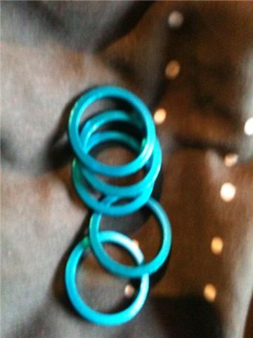 new blue headset spacers