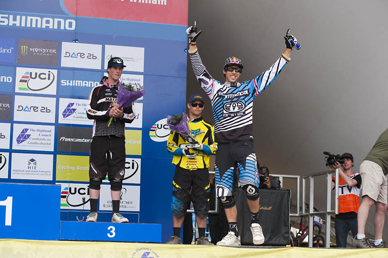 "Oh man, it felt good to be back on the top step for sure!" -Gee Atherton