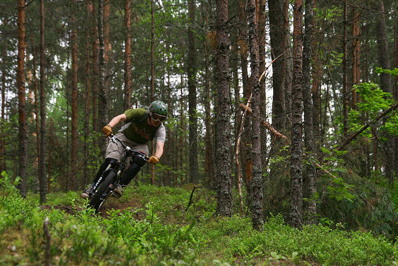 fast in the forest, Merida 150 is such a sick trail weapon