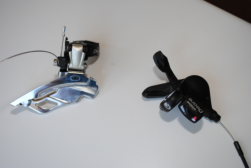 Shimano Deore front Derailleur + shifter For Sale