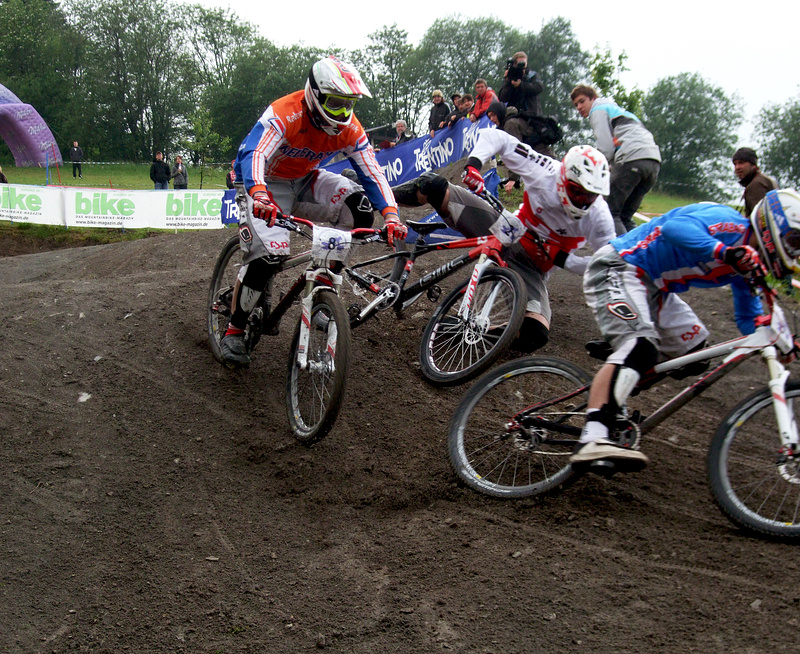 Crash in the big final of the European championships...