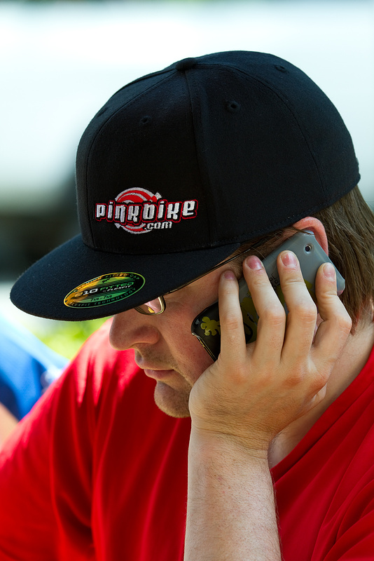 He's also rocking out a new Pinkbike.com hat. Stay tuned for info on these!