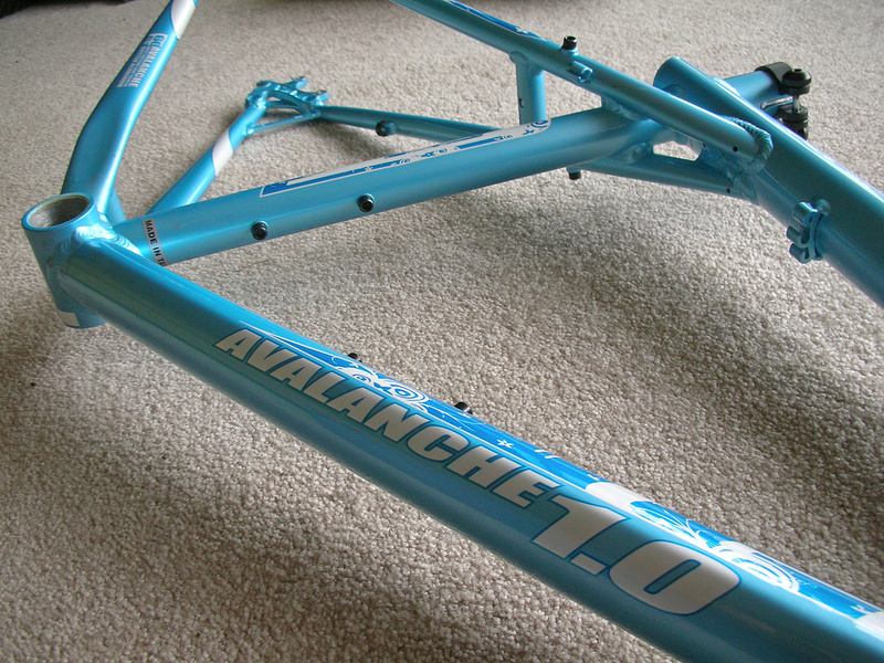 GT Avalanche 1.0 frame. Women's large.