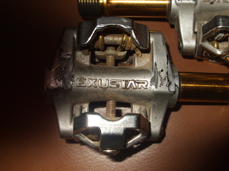 Exustar EPM25 Ti MTB SPD Clipless Pedals Ti axle For Sale