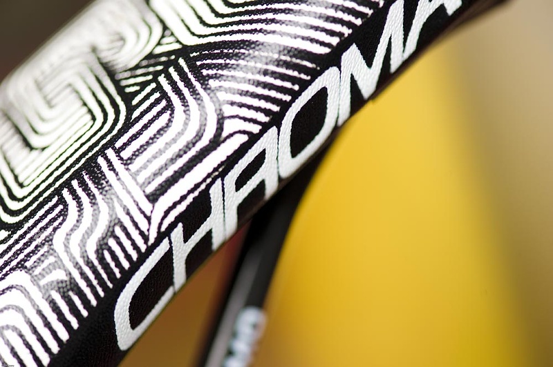 Custom Chromag COC saddle on the Camp of Champions Camper Bikes