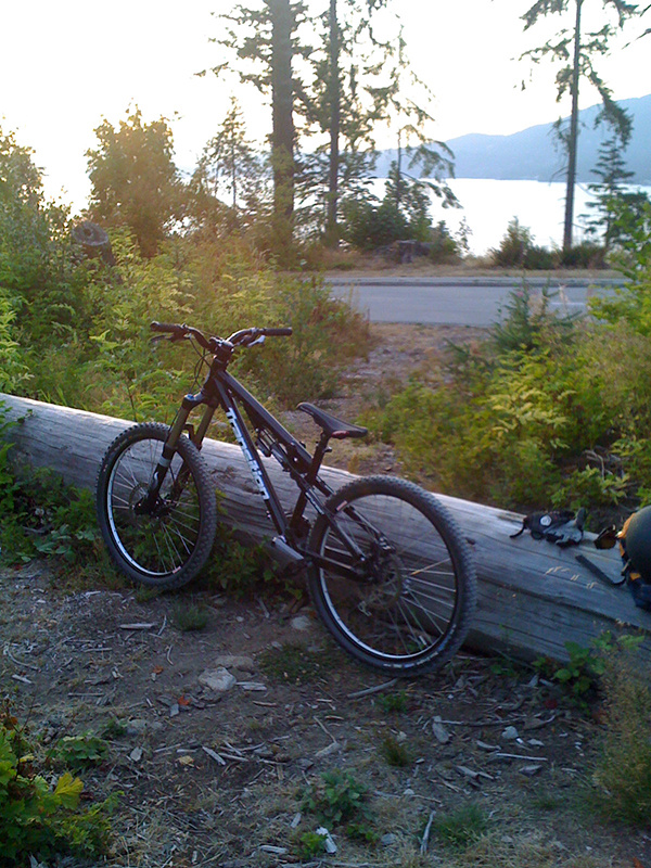 My Bottlerocket in it's early days before upgrading to a Fox DHX5 coil shock...