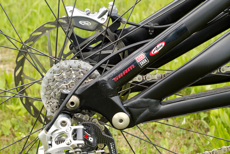 All new 2011 Specialized Demo 8 - rear stays.