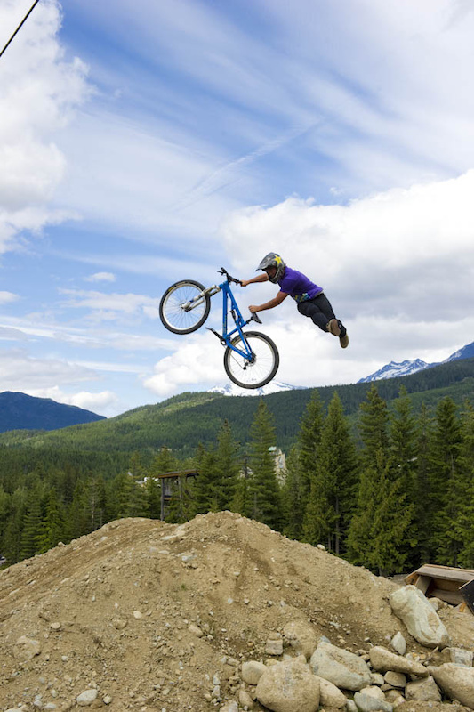 Checking out the Crankworx features...