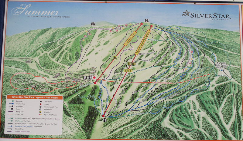silverstar bike park map