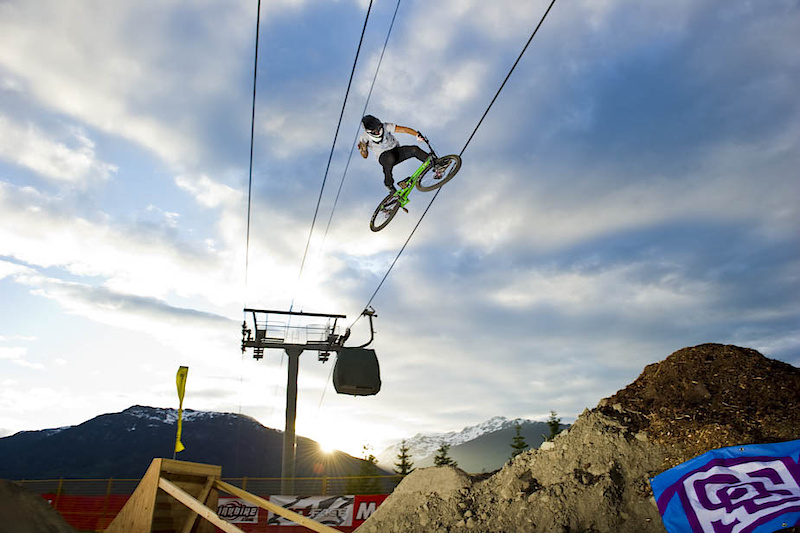 Biking history going down at the COC compound...Mike Montgomery's new "California Roll"