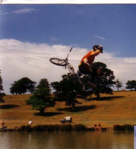 lake jumping at the Malvern Classic race in 1995 - body varial