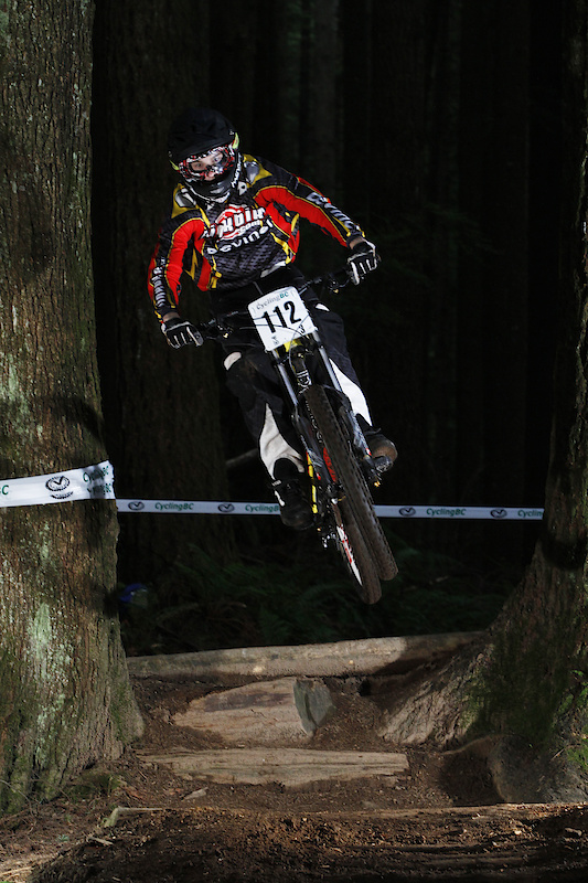 Cam Hilts coasting off the jump