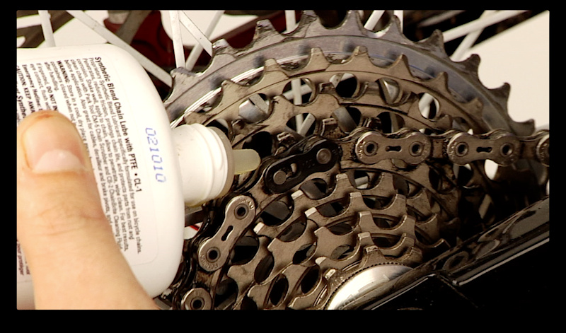 lubricating bike chain