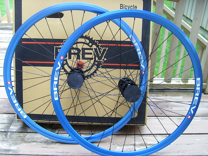 Brev Fixed Gear/Single Speed Wheelset, BLUE, Brand New. For Sale