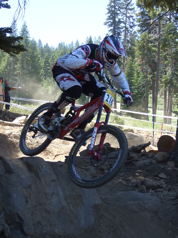 Greg on his race run to win the Pro GRT #3 DH at Northstar on Sunday June 27th, 2010