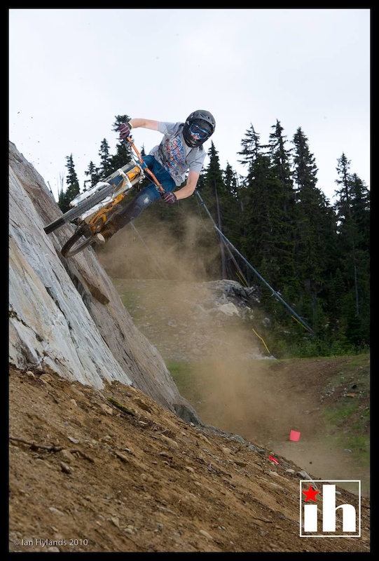 Camp of Champions coaches and campers in The Whistler Bike Park.
