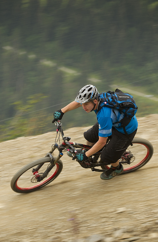Riding the 2011 Trek Scratch Air in Chatel, France - Photo by Sterling Lorence