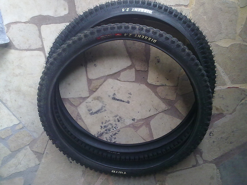 news tyres. WTB DISSENT 2.3 and 2.5