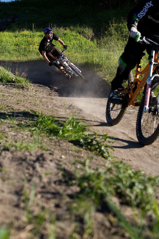 Bunch of pictures from the Friday before the 2010 Alberta DH cup at Rabbit hill