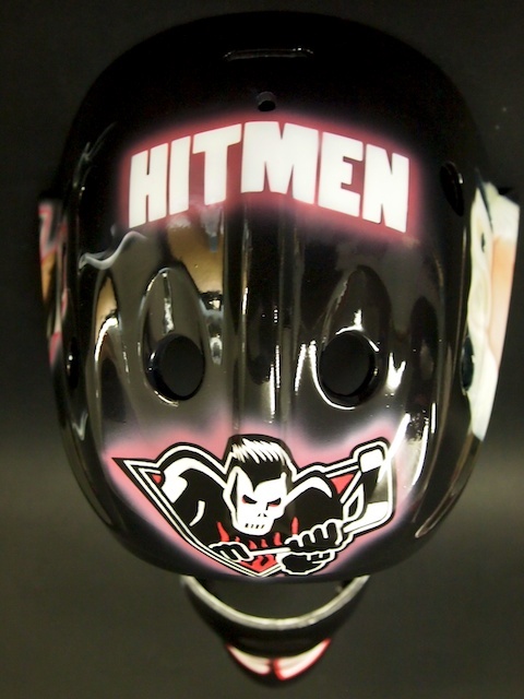 Calgary Hitmen Goalie Mask by Pain Inc Designs

http://www.painincdesigns.com