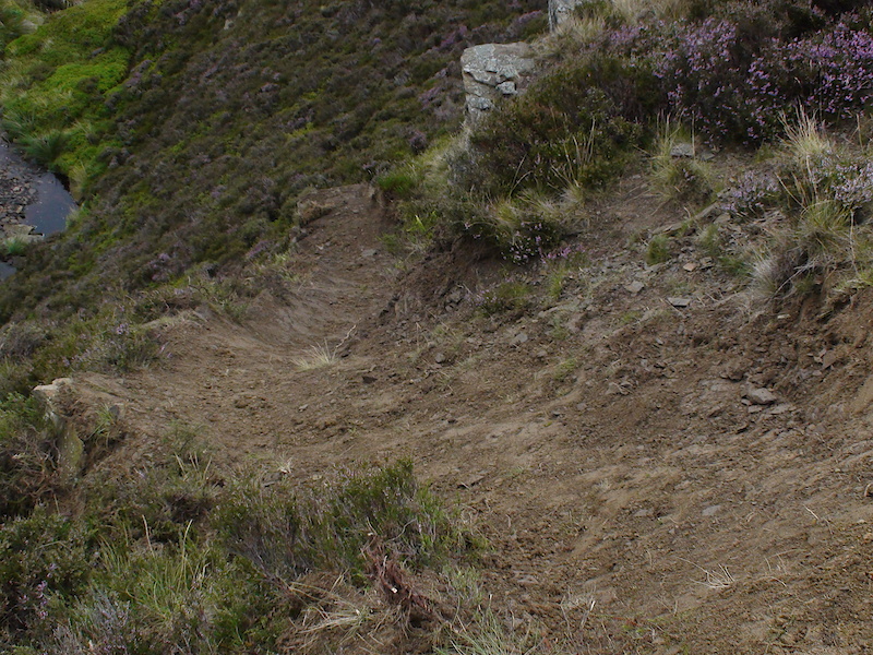 approach to the natural drop, its steeper than it looks, you aren't able to even walk up it.