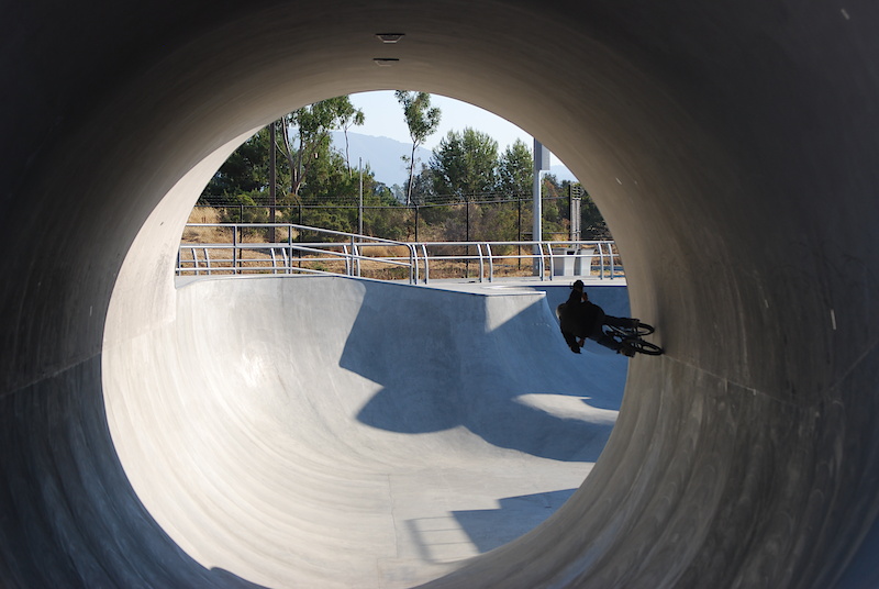 riding the full pipe
