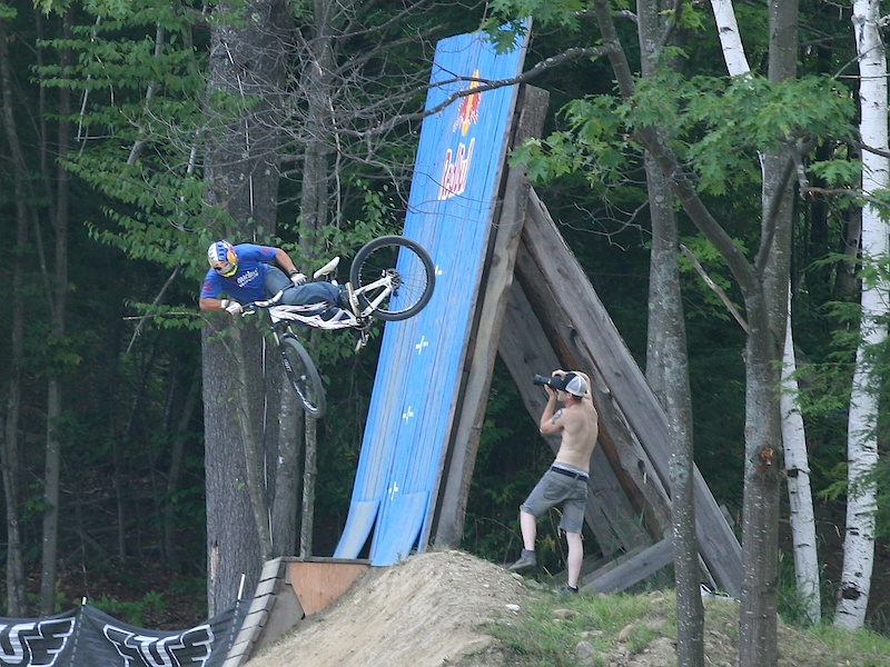 one of the pictures my friend Jim took while we were watching the Claymore Challenge 2010 qualifying at Highland Mountain Bike Park