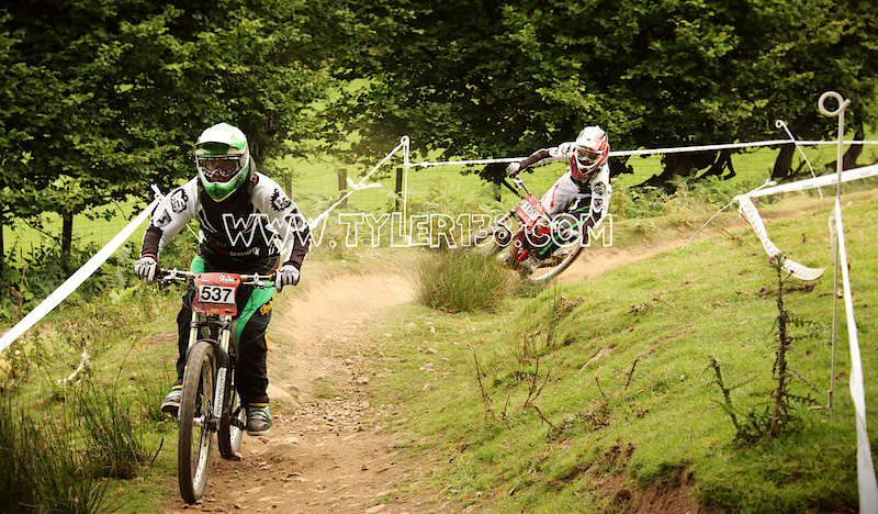 Adam trying to keep up with Matty