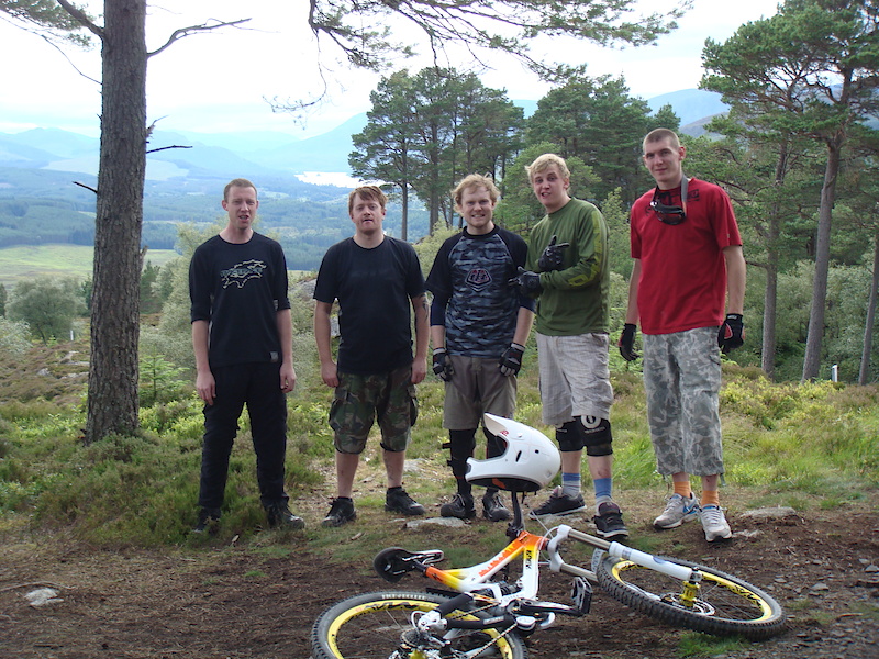 At the top of the Black route @ Laggan