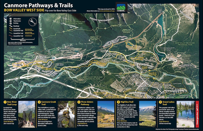 Some new trail maps for the area. Download hi-res pdf:
http://www.canmore.ca/index.php?option=com_docman&amp;task=doc_download&amp;gid=2037