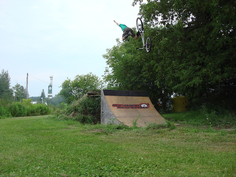 Frontflip ditch. scariest moment of my life!!!!!! 
(Recklessness photog)