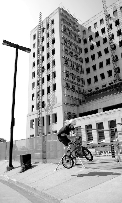 Hop Barspin. Black and White Version.
