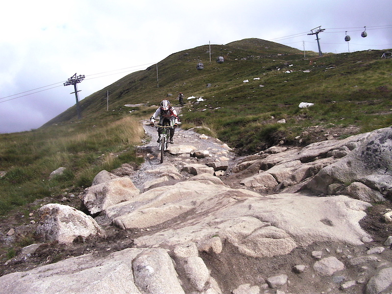 Rocky Section on WC Downhill