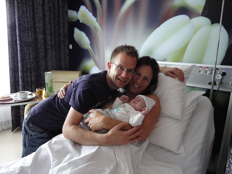 Baby girl, Emma, born on 15 August 2010, proud parents